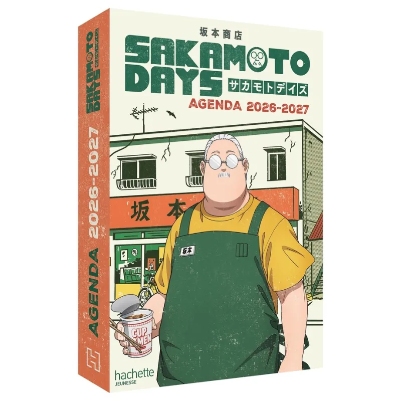 Sakamoto days : Agenda (édition 2026/2027) - Collectif - Hachette Jeunesse - Agenda - ravate.com librairie reunion