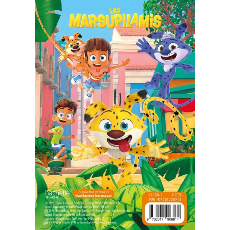 Les marsupilamis : Agenda (édition 2026/2027) - Collectif - Hachette Jeunesse - Agenda - ravate.com librairie reunion