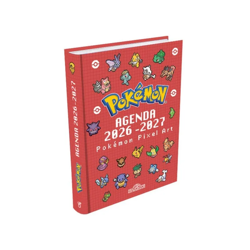 Pokémon : Agenda Pixel (édition 2026/2027) - The Pokémon Company - Les Livres du Dragon d - ravate.com librairie reunion