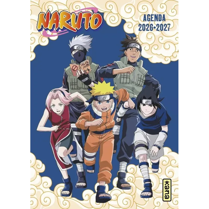 Naruto : Agenda (édition 2026/2027) - Collectif - Kana - Agenda - ravate.com librairie reunion