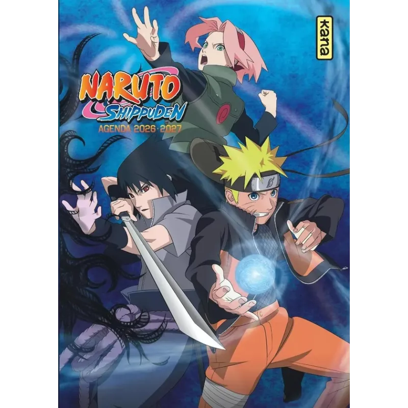 Naruto Shippuden : Agenda (édition 2026/2027) - Collectif - Kana - Agenda - ravate.com librairie reunion