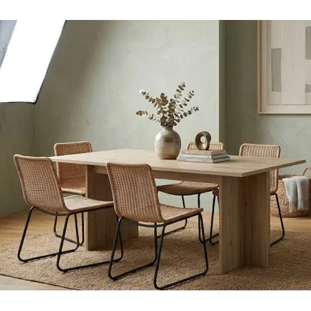 Table extensible de 166 à 200 cm Lead - CALICOSY - 412662