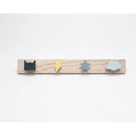 Patère pour enfant 55x7 cm - ATMOSPHERA
