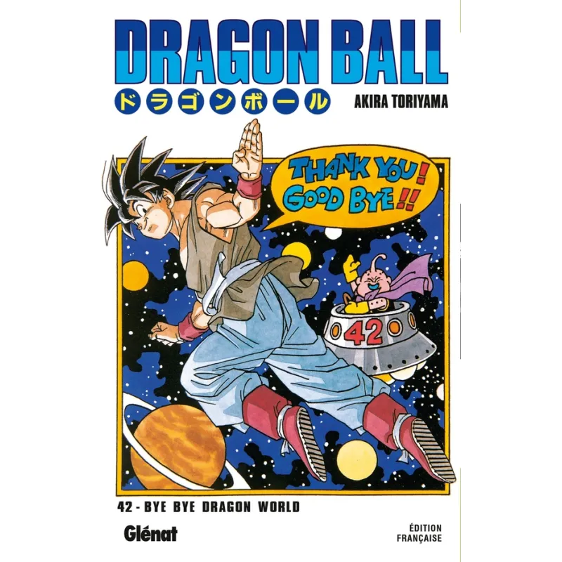Dragon Ball - édition originale Tome 42 : bye bye dragon world - Akira Toriyama - Glénat - Poche - ravate.com librairie reunion