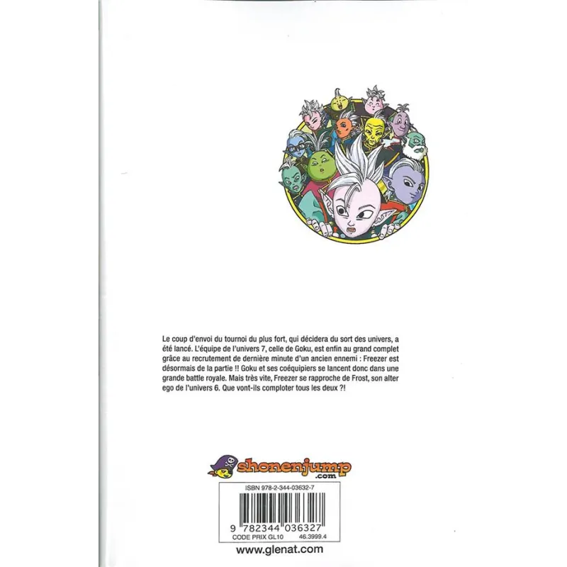 Dragon Ball Super Tome 7 : début du tournoi pour la survie de l - ravate.com librairie reunion