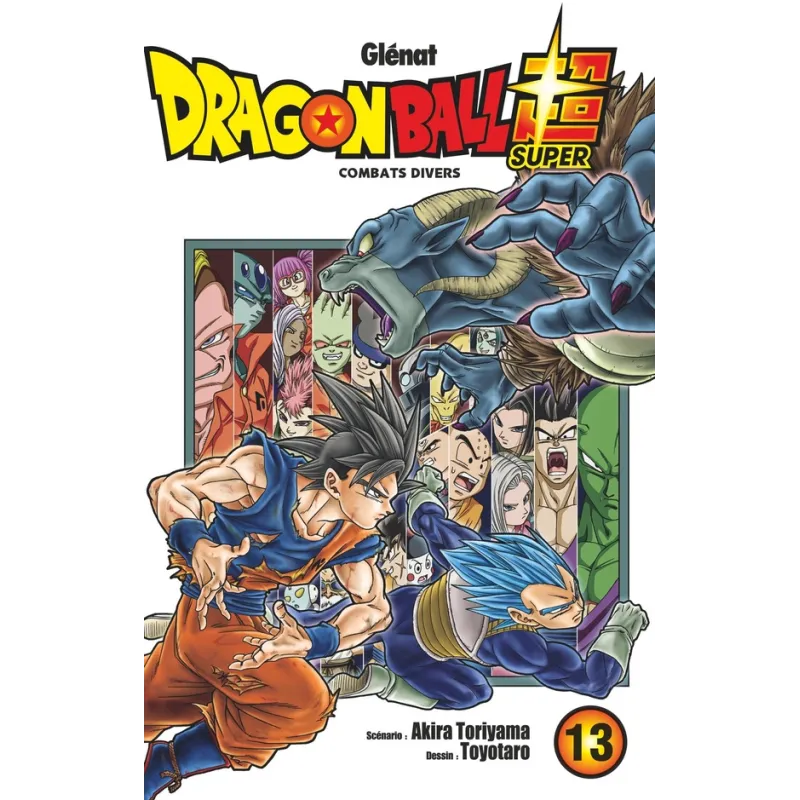 Dragon Ball Super Tome 13 : combats divers - Akira Toriyama, Toyotarô - Glénat - Poche - ravate.com librairie reunion
