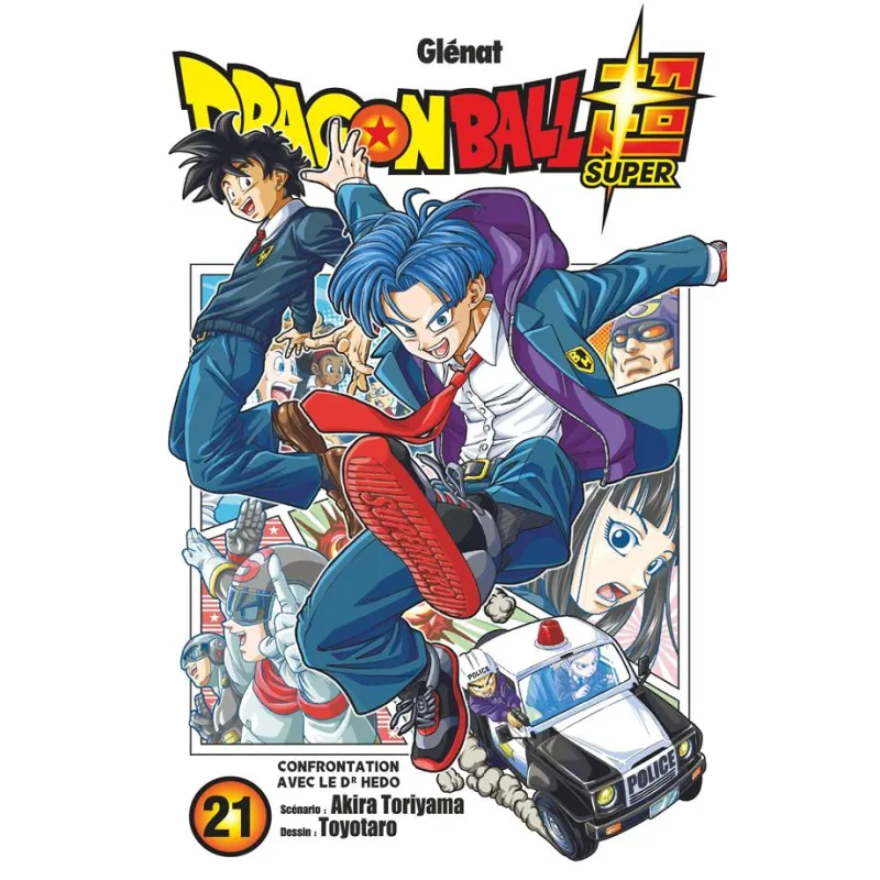 Dragon Ball Super Tome 21 : Confrontation avec le dr Hedo - Akira Toriyama, Toyotarô - Glénat - Poche - ravate.com librairie reu