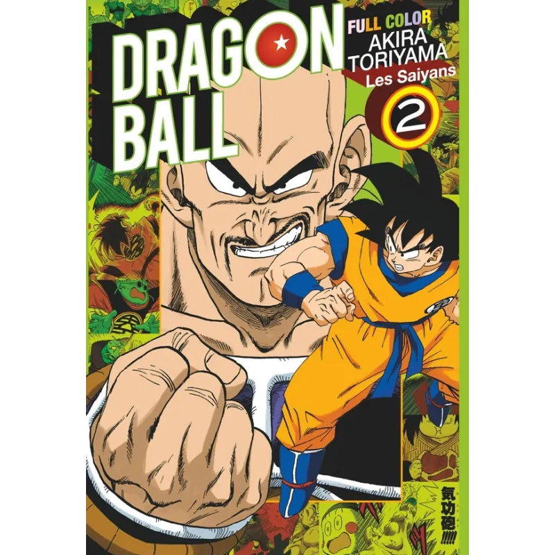 Dragon Ball - Full color : Les Saiyans Tome 2 - Akira Toriyama - Glénat - Grand format - ravate.com librairie reunion