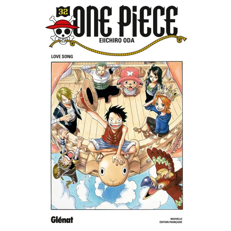 One Piece - édition originale Tome 32 : love song - Eiichiro Oda - Glénat - Poche - ravate.com librairie reunion