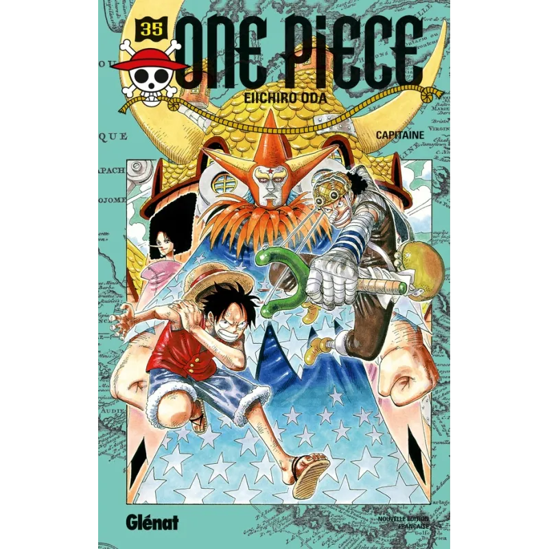 One Piece - édition originale Tome 35 : capitaine - Eiichiro Oda - Glénat - Poche - ravate.com librairie reunion
