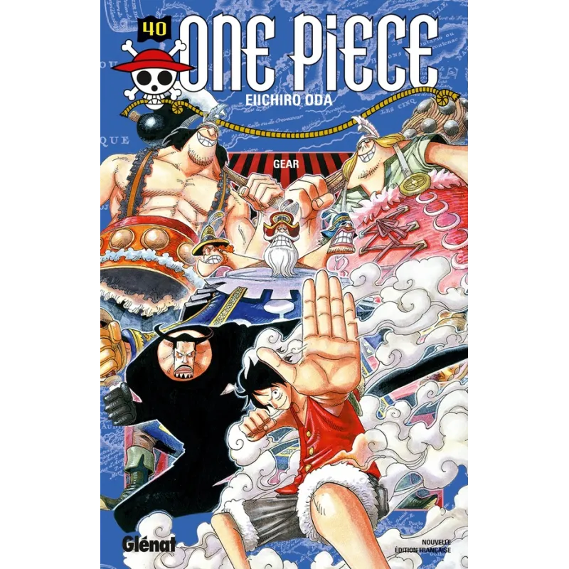 One Piece - édition originale Tome 40 : gear - Eiichiro Oda - Glénat - Poche - ravate.com librairie reunion