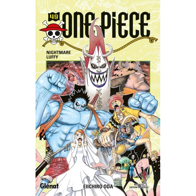 One Piece - édition originale Tome 49 : nightmare Luffy - Eiichiro Oda - Glénat - Poche - ravate.com librairie reunion