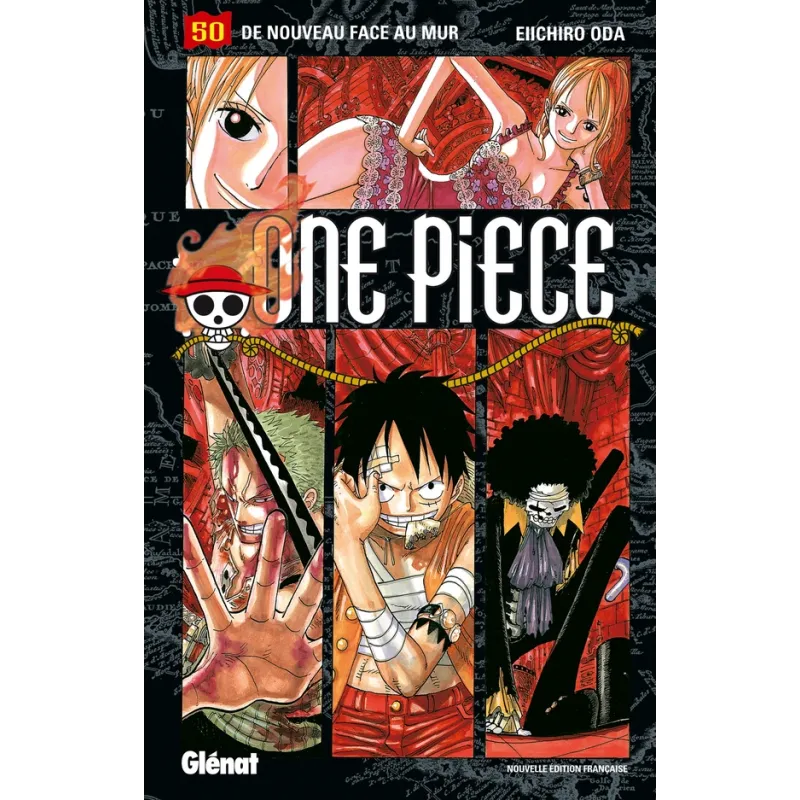 One Piece - édition originale Tome 50 : de nouveau face au mur - Eiichiro Oda - Glénat - Poche - ravate.com librairie reunion