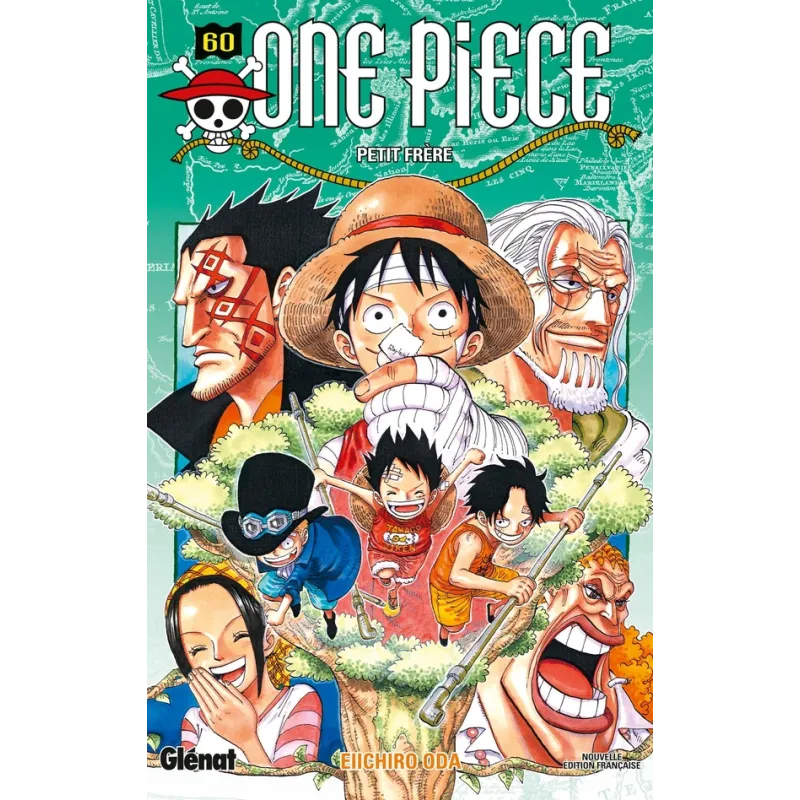 One Piece - édition originale Tome 60 : petit frère - Eiichiro Oda - Glénat - Poche - ravate.com librairie reunion