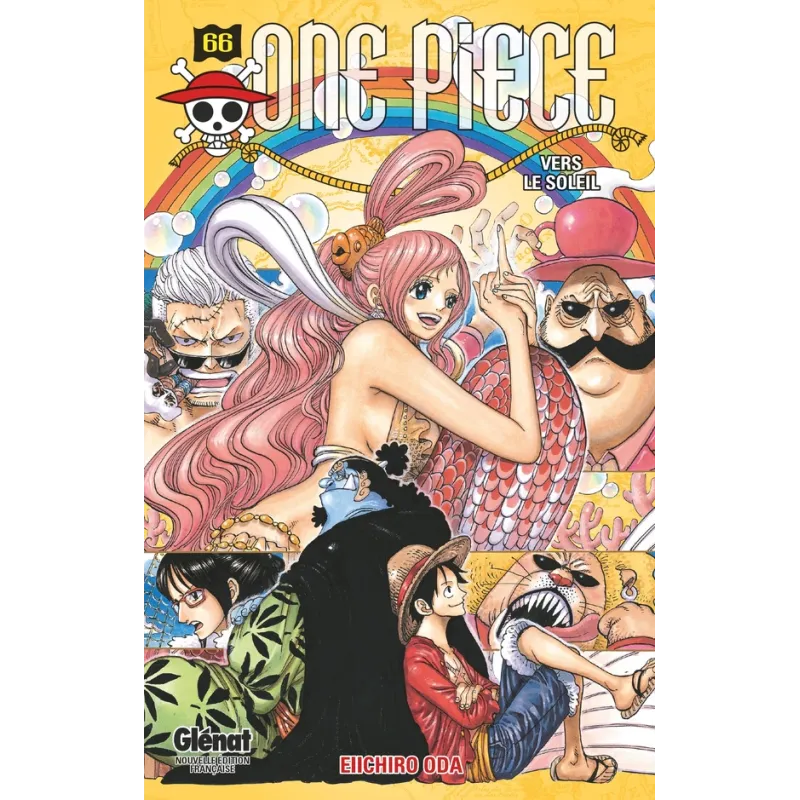 One Piece - édition originale Tome 66 : vers le soleil - Eiichiro Oda - Glénat - Poche - ravate.com librairie reunion