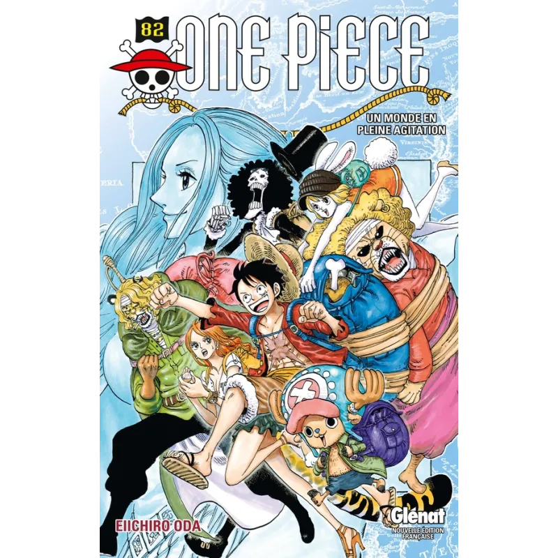 One Piece - édition originale Tome 82 : un monde en pleine agitation - Eiichiro Oda - Glénat - Poche - ravate.com librairie reun