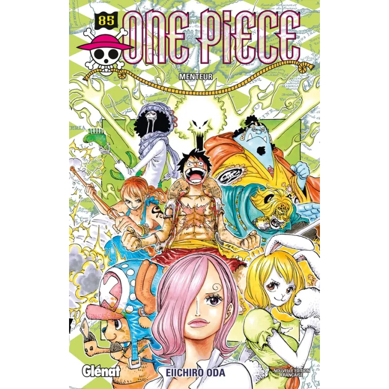 One Piece - édition originale Tome 85 : menteur - Eiichiro Oda - Glénat - Poche - ravate.com librairie reunion