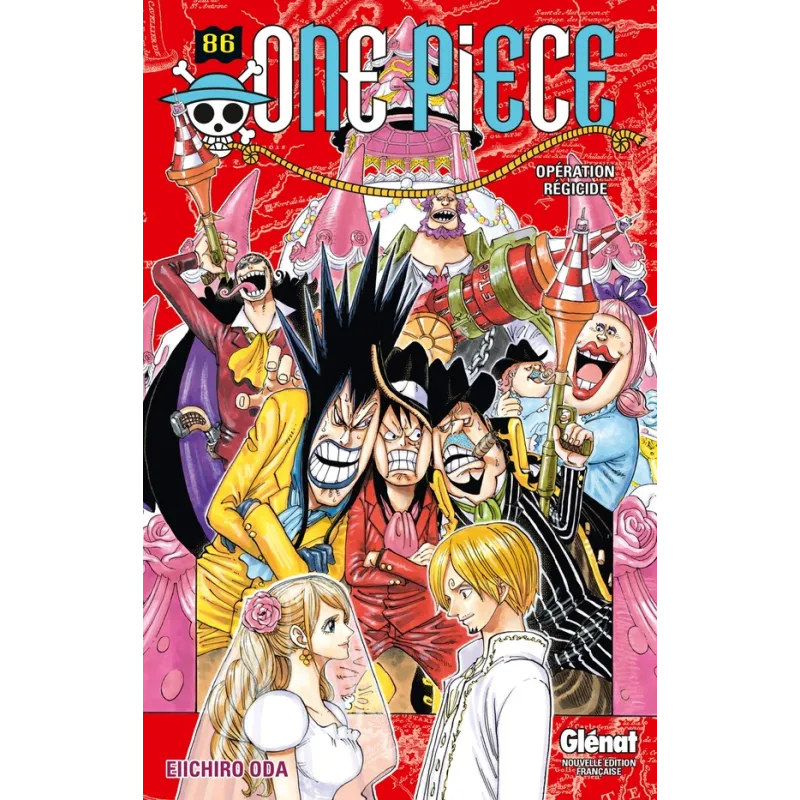 One Piece - édition originale Tome 86 : opération régicide - Eiichiro Oda - Glénat - Poche - ravate.com librairie reunion