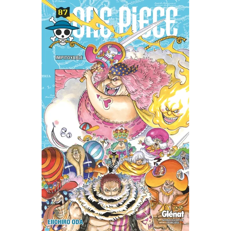 One Piece - édition originale Tome 87 : sans pitié - Eiichiro Oda - Glénat - Poche - ravate.com librairie reunion