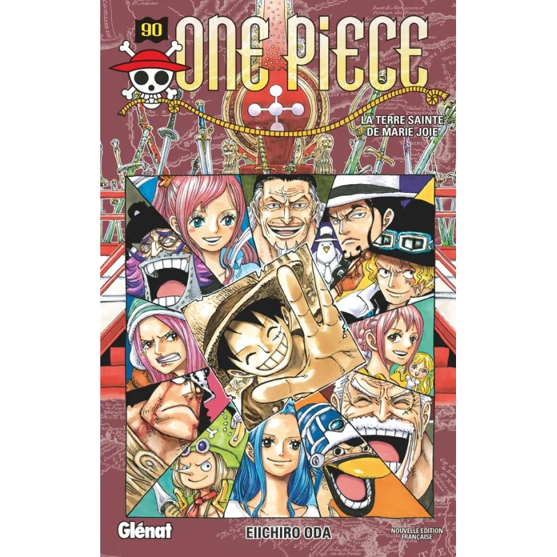 One Piece - édition originale Tome 90 : la terre sainte de Marie Joie - Eiichiro Oda - Glénat - Poche - ravate.com librairie reu