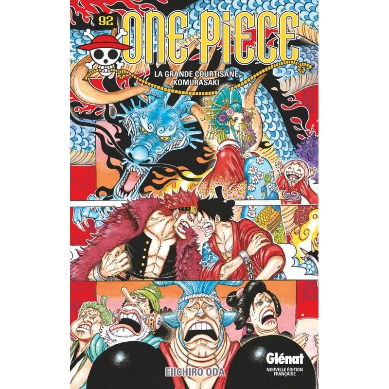 One Piece - édition originale Tome 92 : la grande courtisane Komurasaki - Eiichiro Oda - Glénat - Poche - ravate.com librairie r