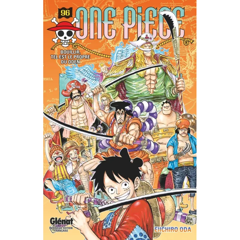 One Piece - édition originale Tome 96 : bouillir, tel est le propre du Oden - Eiichiro Oda - Glénat - Poche - Espace... - ravate