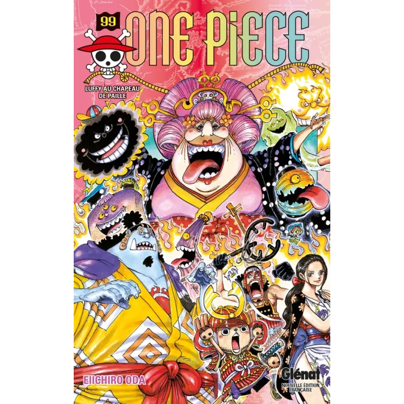 One Piece - édition originale Tome 99 : Luffy au chapeau de paille - Eiichiro Oda - Glénat - Poche - ravate.com librairie reunio