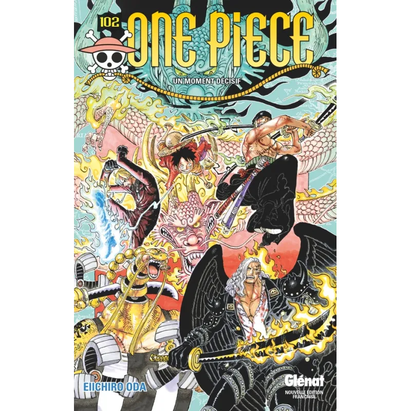 One Piece - édition originale Tome 102 : un moment décisif - Eiichiro Oda - Glénat - Poche - ravate.com librairie reunion