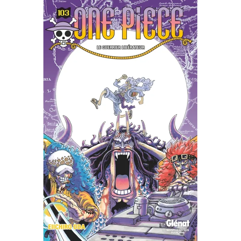 One Piece - édition originale Tome 103 : le guerrier libérateur - Eiichiro Oda - Glénat - Poche - ravate.com librairie reunion