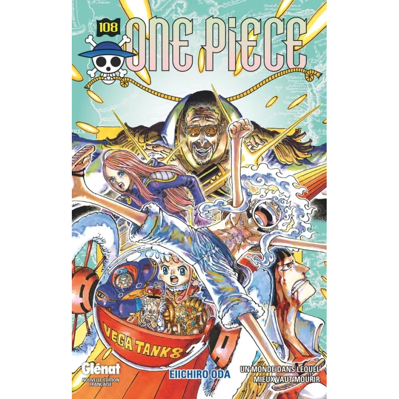 One Piece - édition originale Tome 108 : Un monde dans lequel mieux vaut mourir - Eiichiro Oda - Glénat - Poche - Espace... - ra