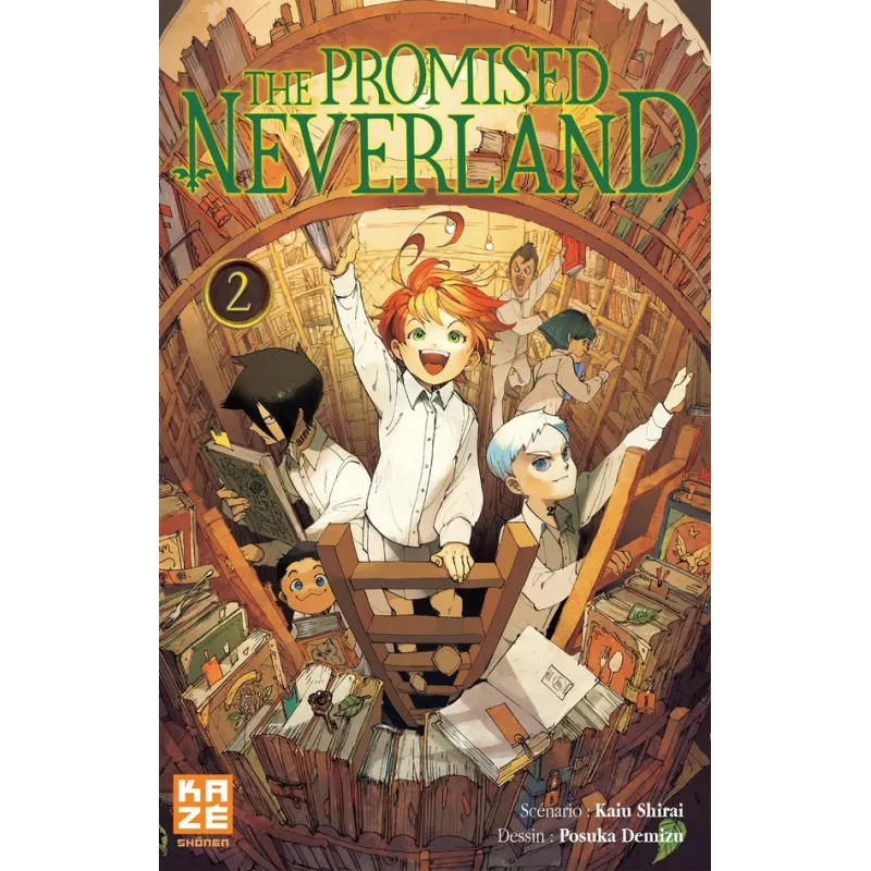 The promised Neverland Tome 2 - Kaiu Shirai, Posuka Demizu, Sylvain Chollet - Crunchyroll - Poche - ravate.com librairie reunion