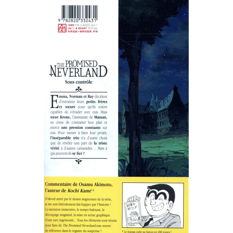 The promised Neverland Tome 2 - Kaiu Shirai, Posuka Demizu, Sylvain Chollet - Crunchyroll - Poche - ravate.com librairie reunion