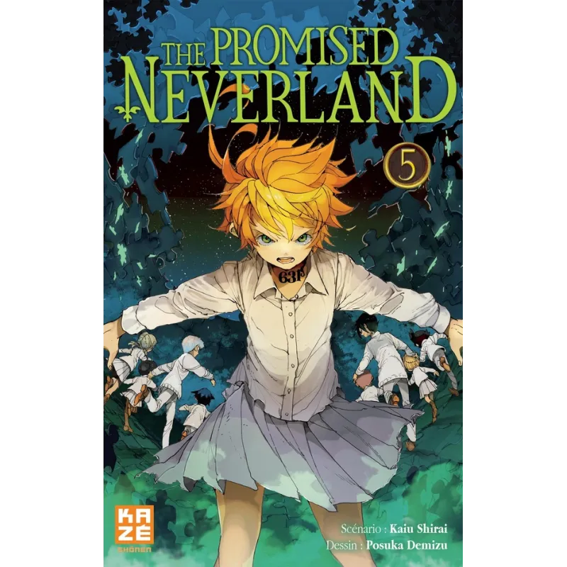 The promised Neverland Tome 5 - Kaiu Shirai, Posuka Demizu - Crunchyroll - Poche - ravate.com librairie reunion
