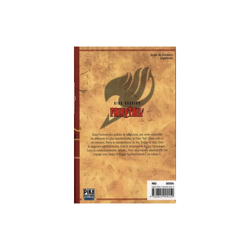 Fairy Tail Tome 2 - Hiro Mashima - Pika Édition - Poche - ravate.com librairie reunion