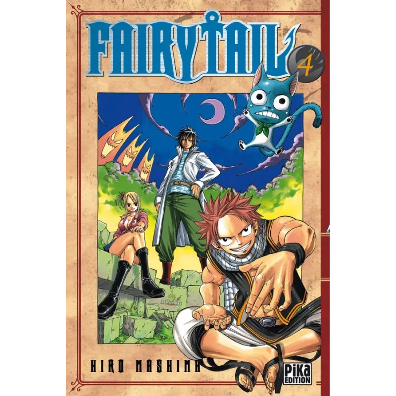Fairy Tail Tome 4 - Hiro Mashima - Pika Édition - Poche - ravate.com librairie reunion