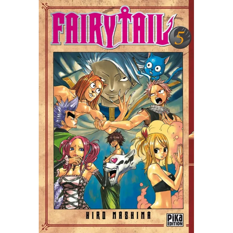 Fairy Tail Tome 5 - Hiro Mashima - Pika Édition - Poche - ravate.com librairie reunion
