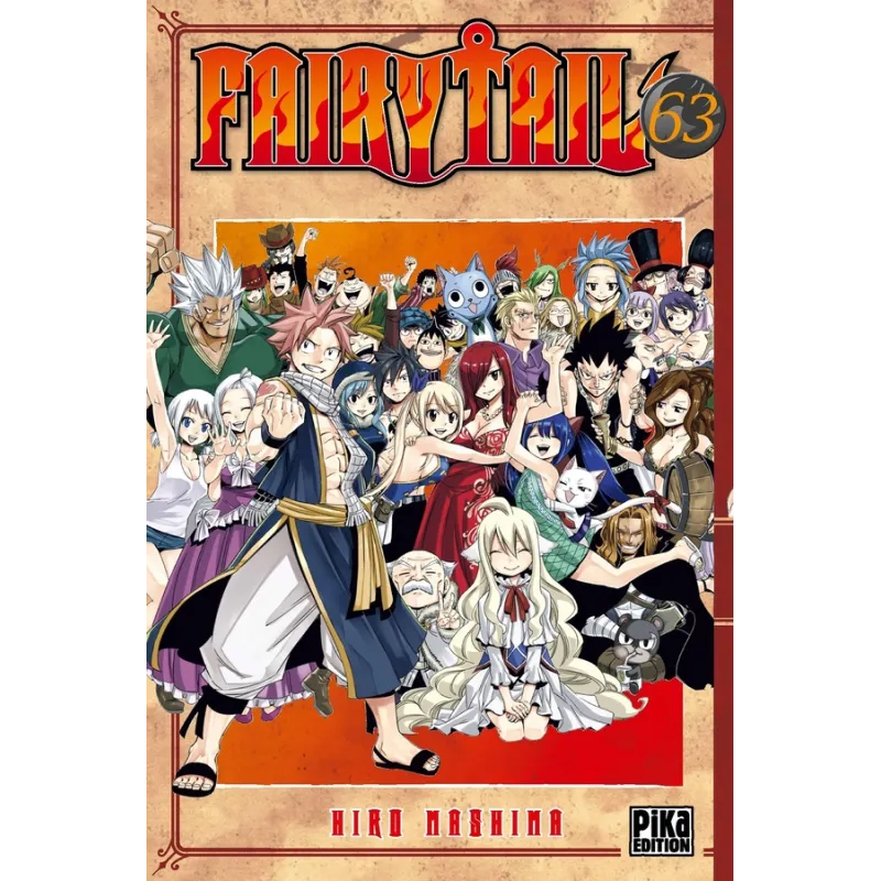 Fairy Tail Tome 63 - Hiro Mashima - Pika Édition - Poche - ravate.com librairie reunion