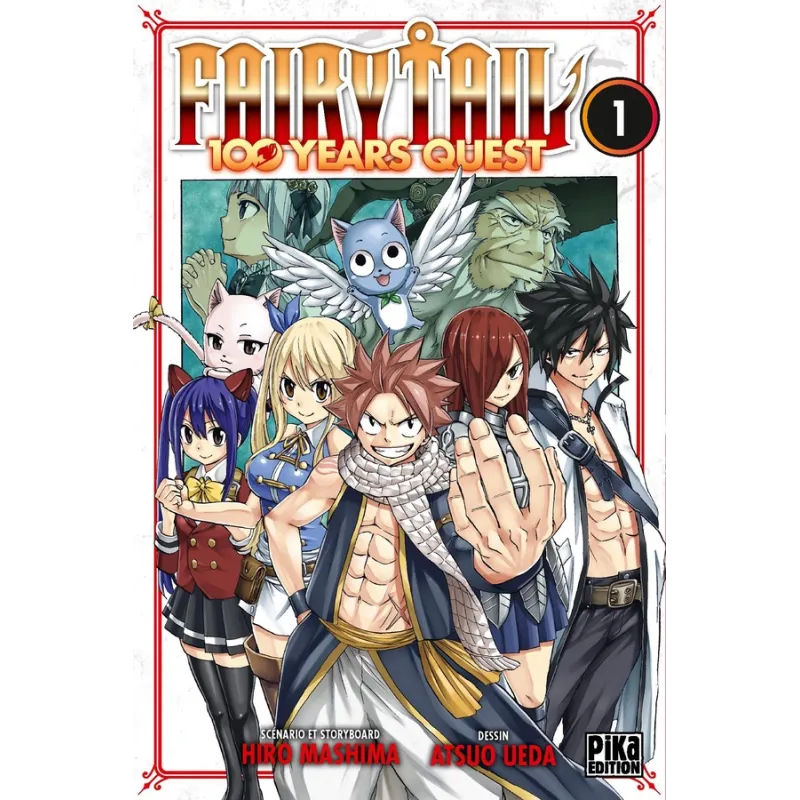 Fairy Tail - 100 years quest Tome 1 - Hiro Mashima, Atsuo Ueda - Pika Édition - Poche - ravate.com librairie reunion