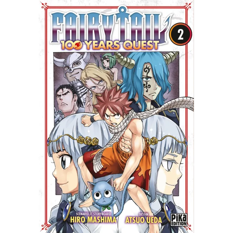 Fairy Tail - 100 years quest Tome 2 - Hiro Mashima, Atsuo Ueda - Pika Édition - Poche - ravate.com librairie reunion