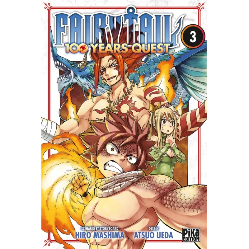 Fairy Tail - 100 years quest Tome 3 - Hiro Mashima, Atsuo Ueda - Pika Édition - Poche - ravate.com librairie reunion