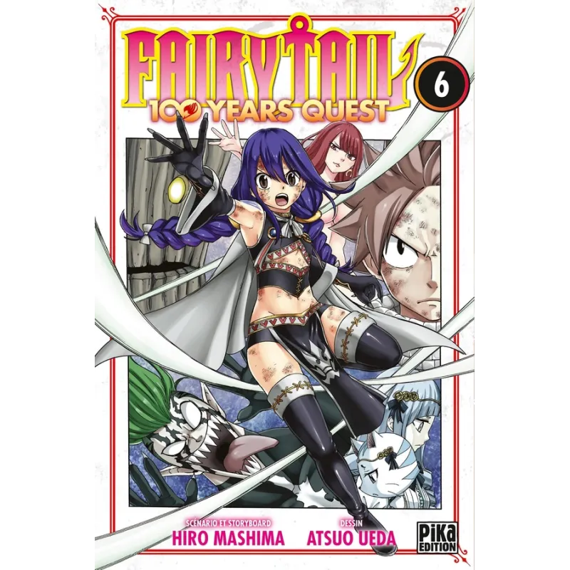 Fairy Tail - 100 years quest Tome 6 - Hiro Mashima, Atsuo Ueda - Pika Édition - Poche - ravate.com librairie reunion