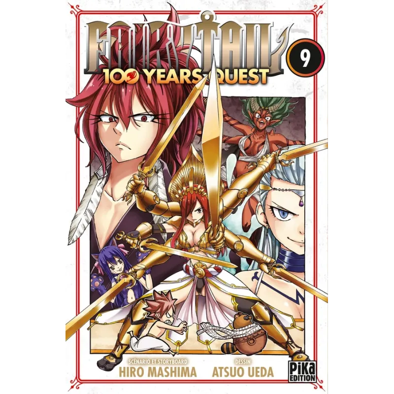 Fairy Tail - 100 years quest Tome 9 - Hiro Mashima, Atsuo Ueda - Pika Édition - Poche - ravate.com librairie reunion