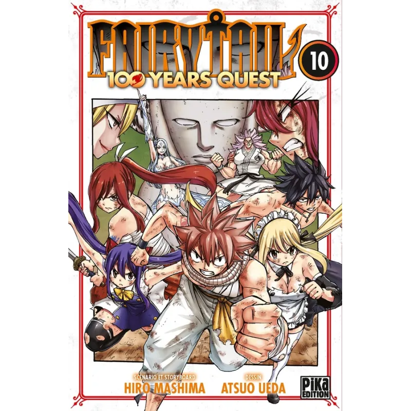Fairy Tail - 100 years quest Tome 10 - Hiro Mashima, Atsuo Ueda - Pika Édition - Poche - ravate.com librairie reunion