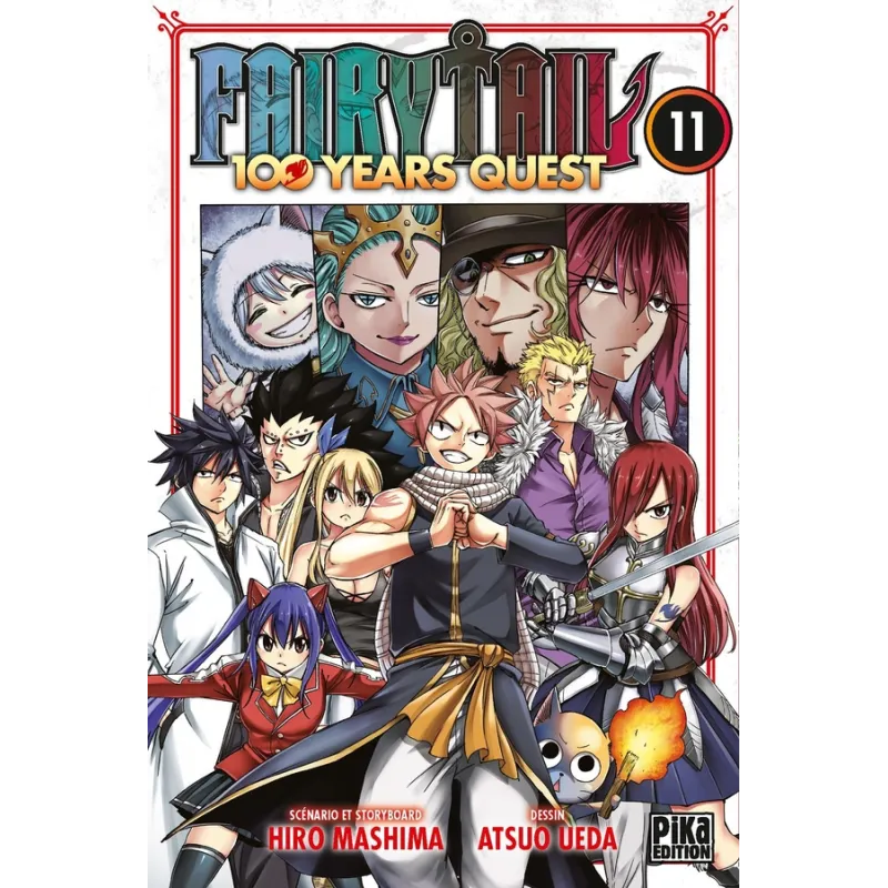 Fairy Tail - 100 years quest Tome 11 - Hiro Mashima, Atsuo Ueda - Pika Édition - Poche - ravate.com librairie reunion