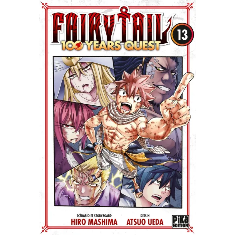 Fairy Tail - 100 years quest Tome 13 - Hiro Mashima, Atsuo Ueda - Pika Édition - Poche - ravate.com librairie reunion