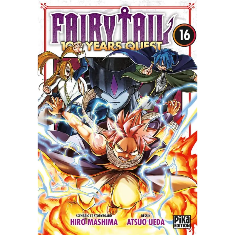 Fairy Tail - 100 years quest Tome 16 - Hiro Mashima, Atsuo Ueda - Pika Édition - Poche - ravate.com librairie reunion