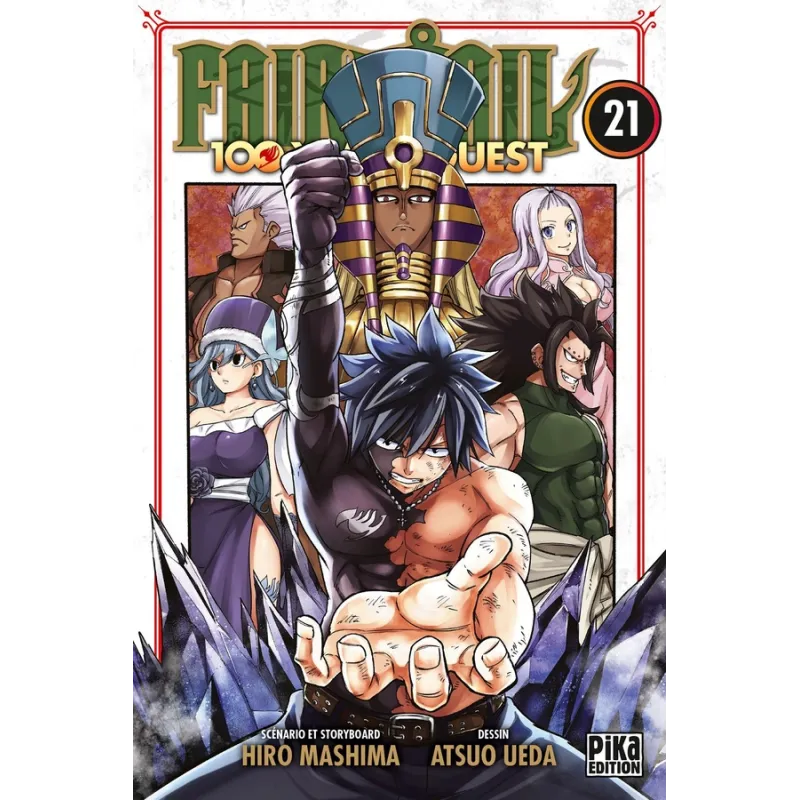 Fairy Tail - 100 years quest Tome 21 - Hiro Mashima, Atsuo Ueda - Pika Édition - Poche - ravate.com librairie reunion