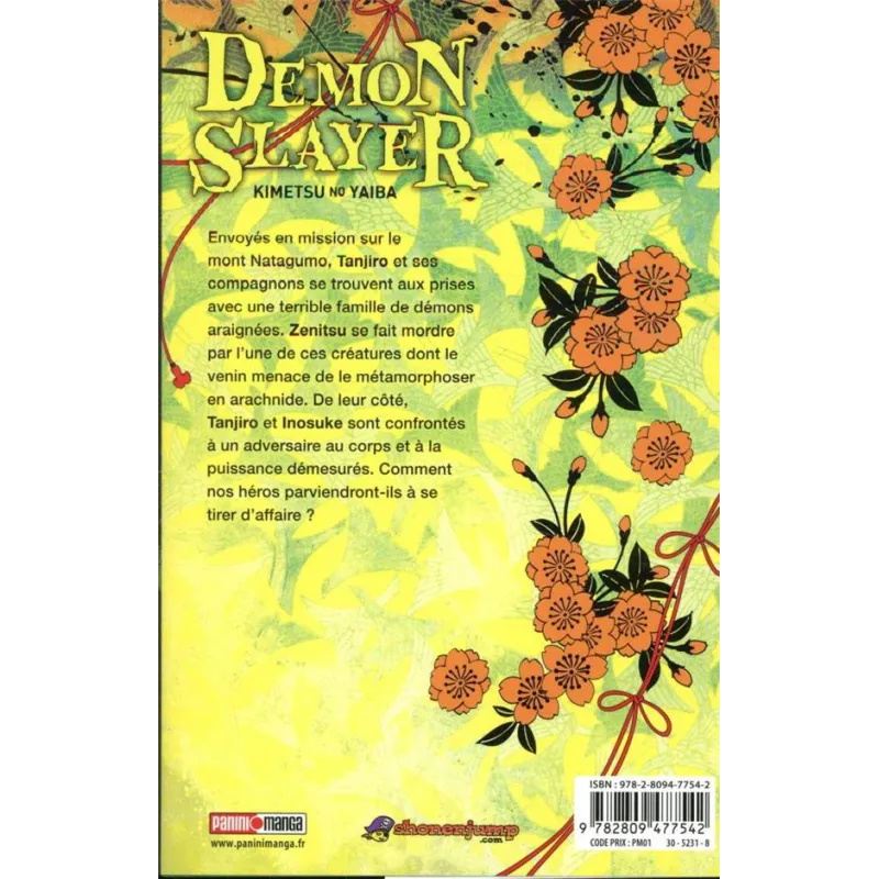 Demon slayer Tome 5 - Koyoharu Gotôge - Panini - Poche - ravate.com librairie reunion