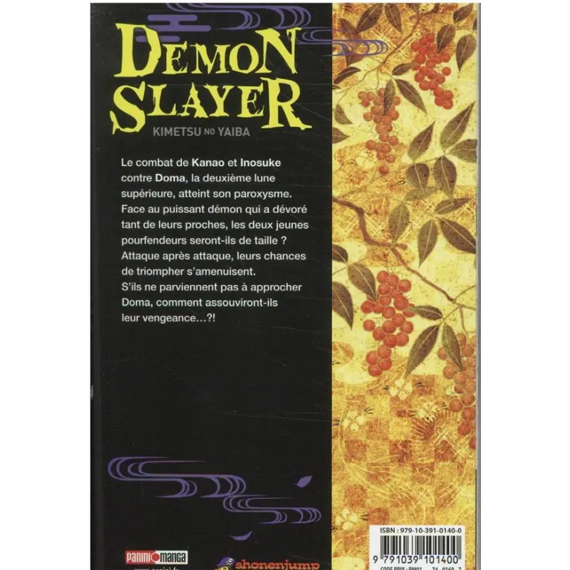 Demon slayer Tome 19 - Koyoharu Gotôge - Panini - Poche - ravate.com librairie reunion