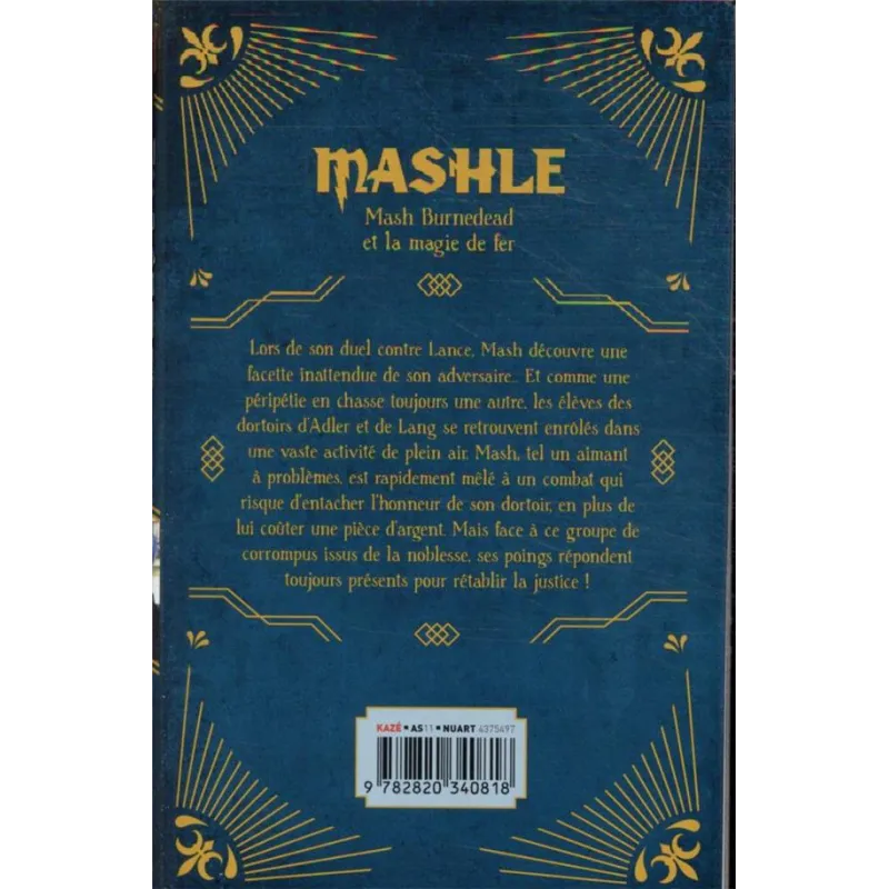 Mashle Tome 2 - Hajime Komoto, Jean-Benoit Silvestre - Crunchyroll - Poche - ravate.com librairie reunion